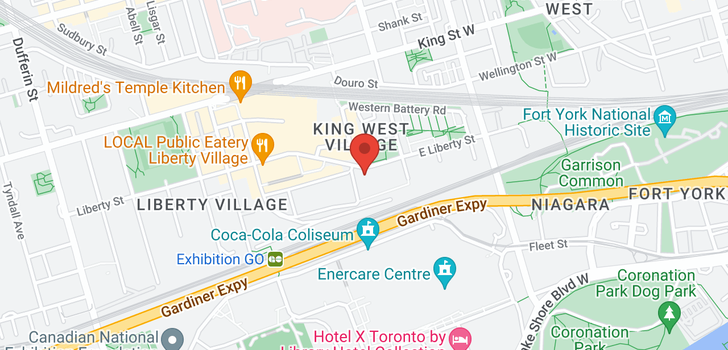 map of #326 -85 EAST LIBERTY ST